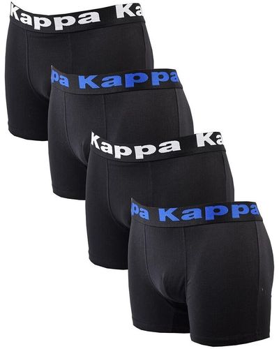 Kappa Boxers Pack de 4 0230 - Noir