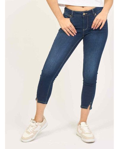 Fracomina Jeans Jean skinny avec effet push up en denim - Bleu