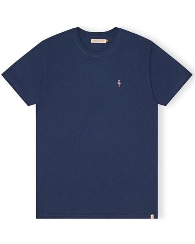 Revolution T-shirt T-Shirt Regular 1364 FLA - Navy Mel - Bleu