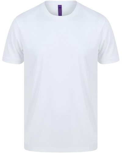 Henbury T-shirt HiCool Performance - Blanc