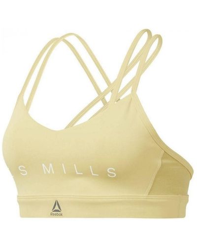 Reebok Brassières Les MillsÂ® Hero Strappy Padded Bra - Jaune