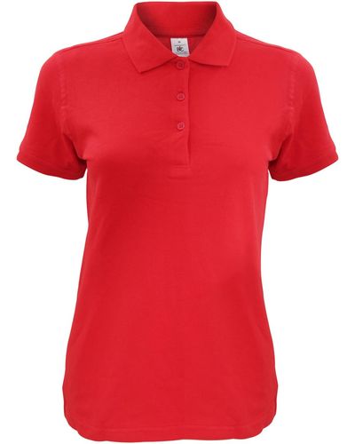 B And C T-shirt Safran - Rouge