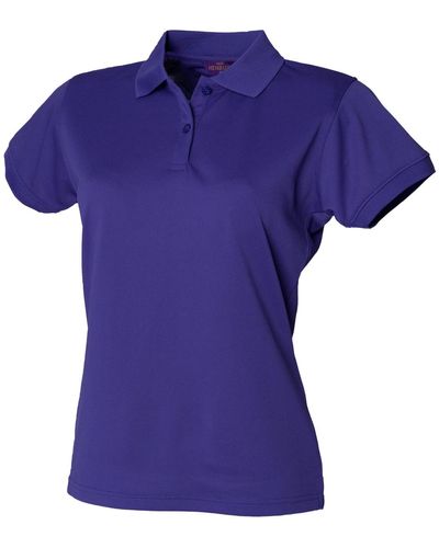 Henbury T-shirt Coolplus - Violet