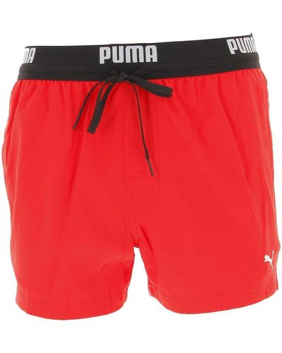 Puma swim men logo short length swim shorts 1p Bleu - Vêtements Maillots de bain  Homme 34,99 €