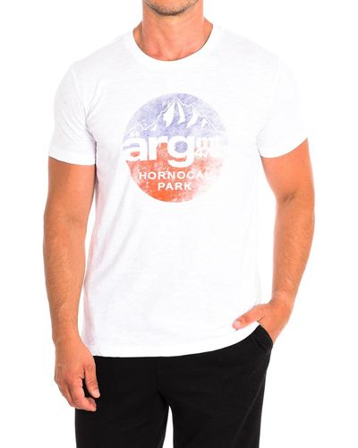 La Martina T-shirt TMR313-JS259-00001 - Blanc