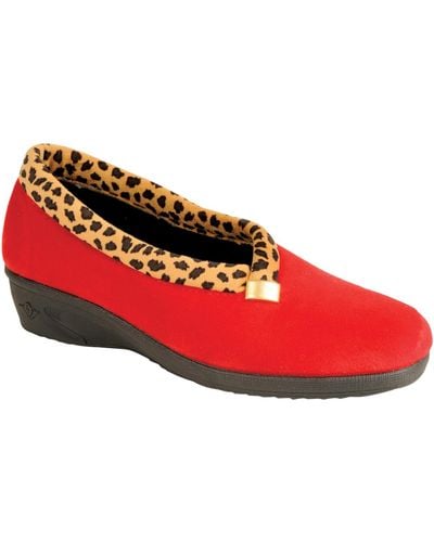 Lunar Chaussons Paloma - Rouge