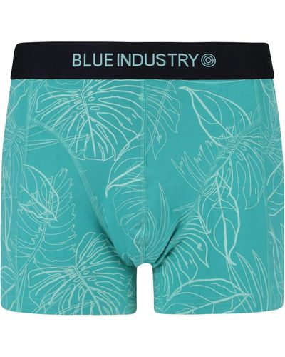 BLUE INDUSTRY Caleçons Boxer-short Bleu Vert