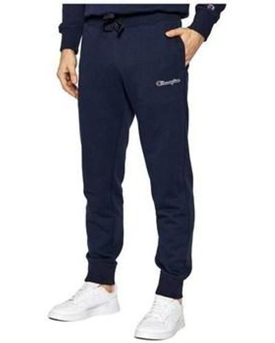 Champion Pantalon Rib Cuff Pants - Bleu