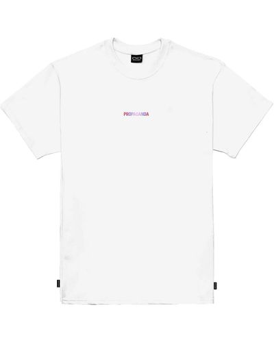 Propaganda T-shirt T-Shirt Ribs Gradient - Blanc