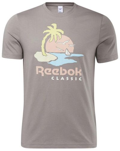 Reebok T-shirt CLASSICS - Gris