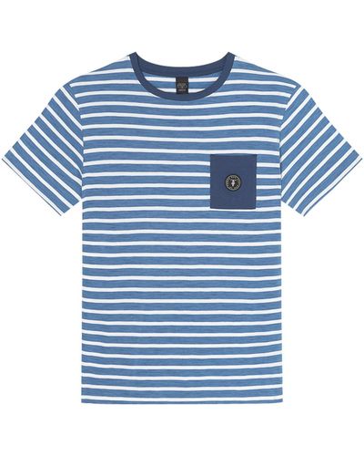 Le Temps Des Cerises T-shirt T-shirt coton col rond - Bleu