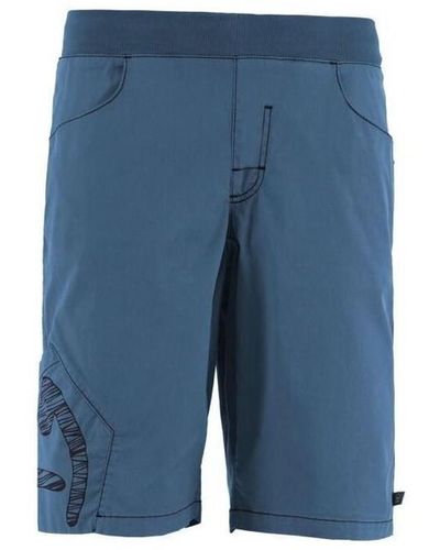 E9 Short Shorts Pentago Peace Kingfisher - Bleu