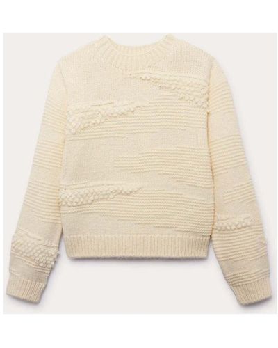 Promod Pull Pull en tricot fantaisie - Blanc