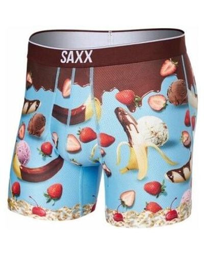 Saxx Underwear Co. Caleçons Caleçon Boxer Volt - Blanc