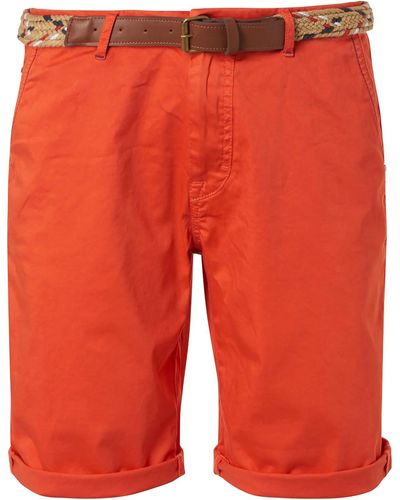 No Excess Pantalon Short Garment Dye Orange - Rouge