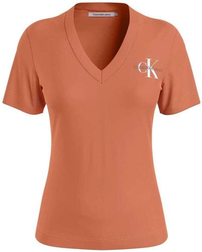 Calvin Klein T-shirt 153185VTAH23 - Orange