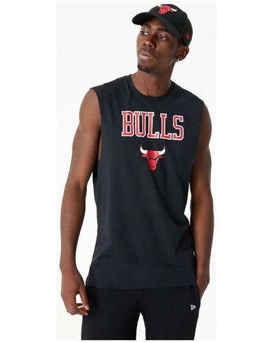 KTZ Debardeur Débardeur NBA Chicago Bulls Ne - Noir