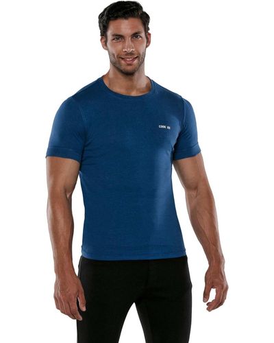 Code 22 T-shirt T-shirt manches courtes Basic Code22 - Bleu