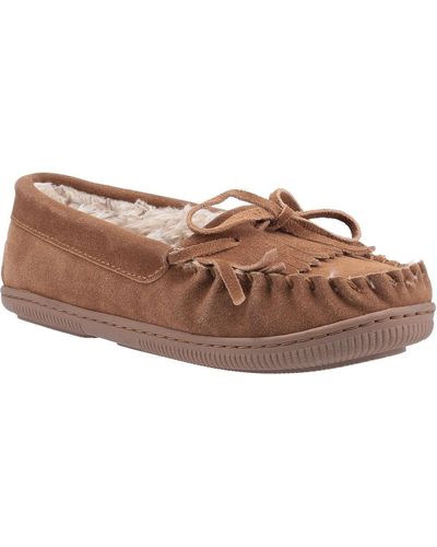 Hush Puppies Chaussons Addy - Marron
