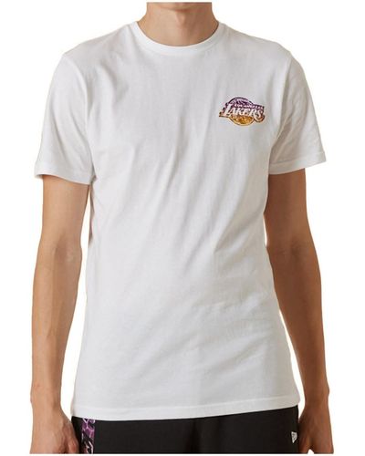 KTZ T-shirt LA Lakers NBA Team Colour Water Prin - Noir