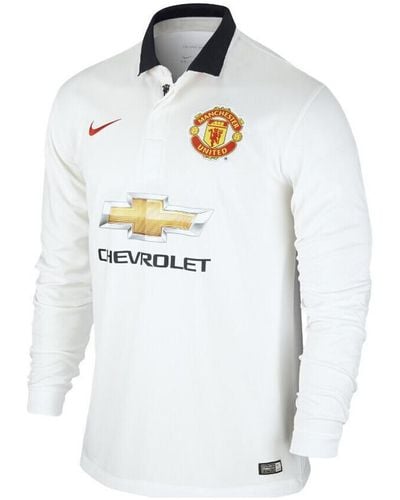 Nike T-shirt Manchester United Stadium Away 2014/ - Blanc
