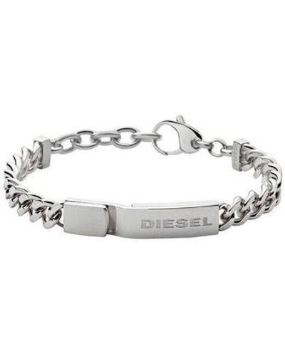 DIESEL Bracelets DX0966-SILVER - Blanc