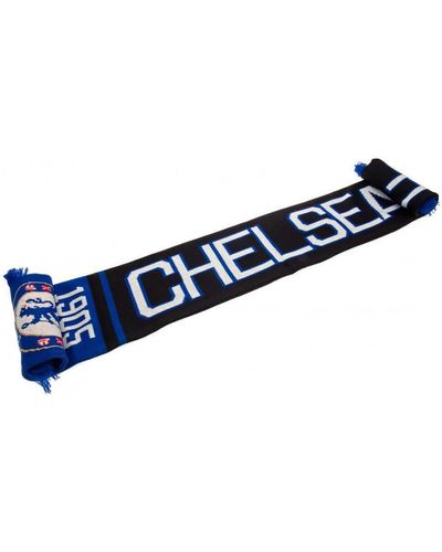 Chelsea Fc Echarpe Nero - Bleu