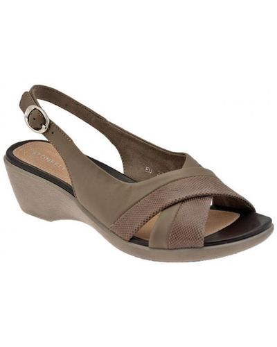 Stonefly Baskets Zapato Vanidad Comfort Cortees - Métallisé