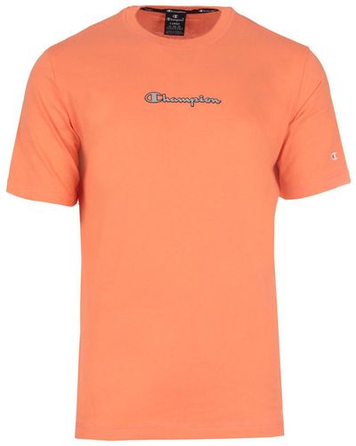 Champion Polo fluo Crewneck T-Shirt - Orange