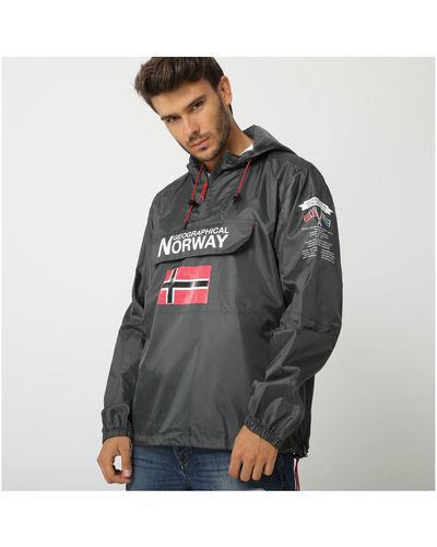 GEOGRAPHICAL NORWAY Veste BREST Kway - Gris