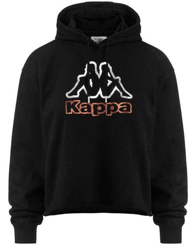 Kappa Sweat-shirt Hoodie Logo Fruova - Noir