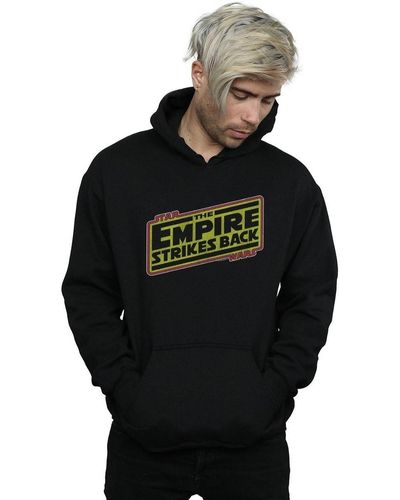 Disney Sweat-shirt The Empire Strikes Back Logo - Noir
