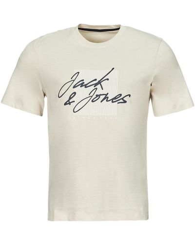 Jack & Jones T-shirt JJZURI TEE SS CREW NECK - Neutre