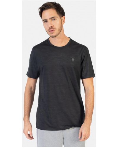 Spyder T-shirt T-shirt avec imprimé ""Camouflage"" pour - Noir