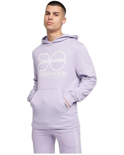 Crosshatch Sweat-shirt Zieman - Violet