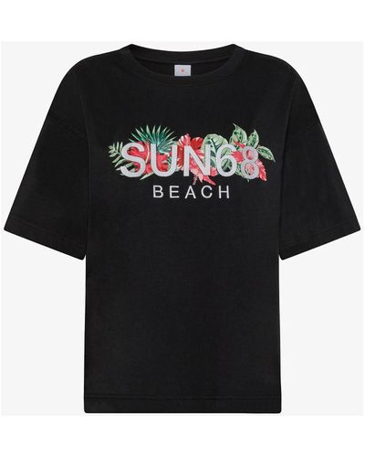 Sun 68 T-shirt T33239 11 - Noir