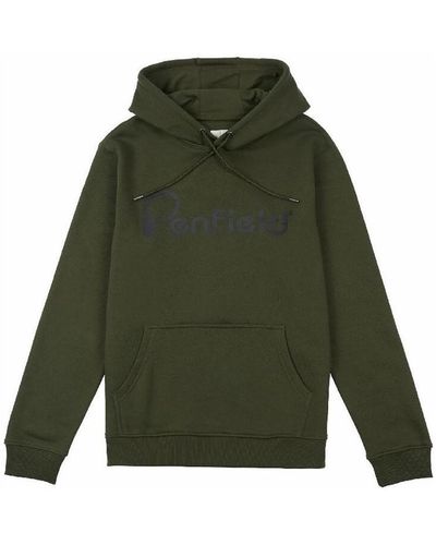 Penfield Sweat-shirt Sweatshirt à capuche Bear Chest Print - Vert