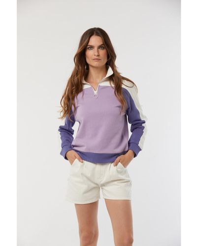 Lee Cooper Sweat-shirt Sweatshirt ELSA Orchidee - Violet