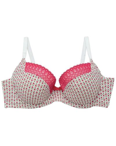 Pommpoire Rembourrés Soutien-gorge ampliforme coque moulée rose Ecrin