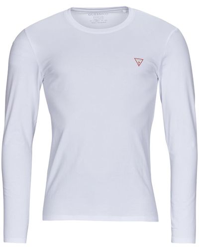 T shirt manche longue guess homme sales