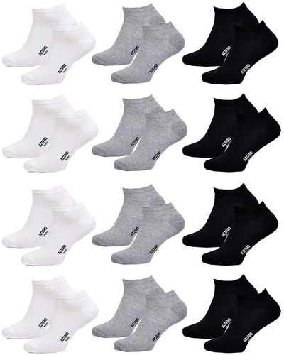 Azzaro Chaussettes Pack de 12 paires SNEAKERS - Blanc