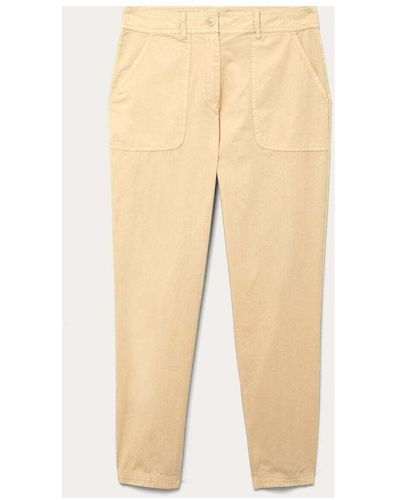 Promod Pantalon Pantalon en toile de coton - Neutre