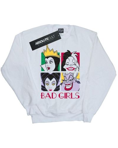 Disney Sweat-shirt Villains Bad Girls - Blanc
