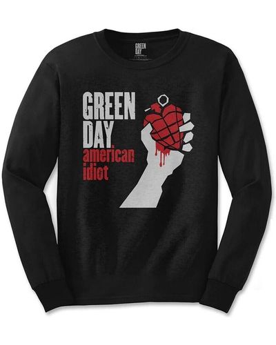 green day Sweat-shirt American Idiot - Noir