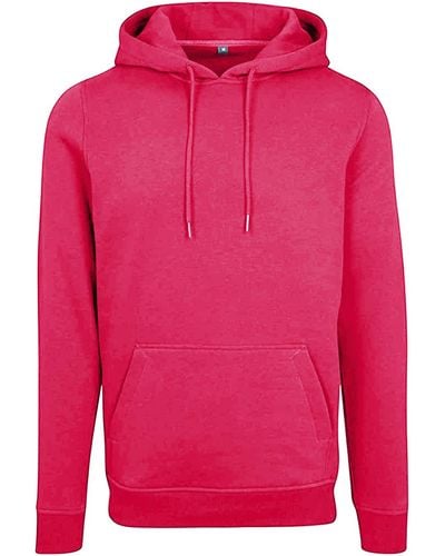 Build Your Brand Sweat-shirt Heavy - Rouge