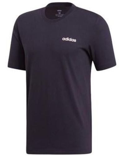 adidas T-shirt TEE SHIRT NOIR - BLACK - XL - Bleu