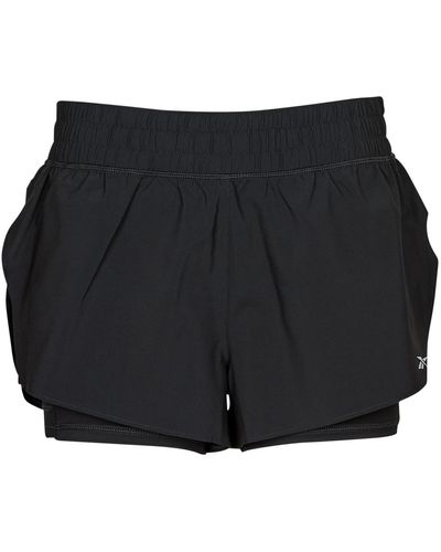 Reebok Short WOR RUN 2 IN 1 - Noir