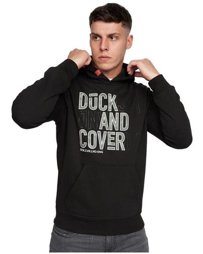 Duck and Cover Sweat-shirt Pecklar - Noir