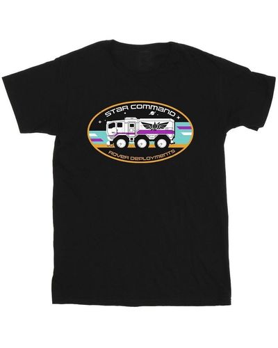 Disney T-shirt Lightyear Rover Deployment - Noir