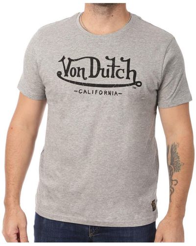 Von Dutch T-shirt VD/TSC/BEST - Gris